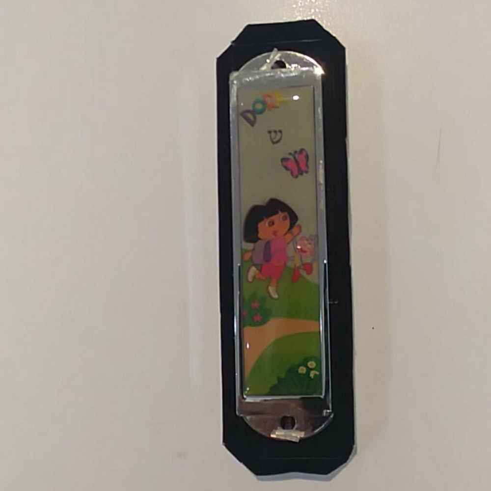 Enamel Mezuzah Dora including scroll